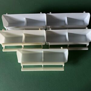 5 Bird/Pigeon Food & Water Feeders